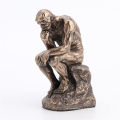 Rodin der Denker warf Harzstatue Bronze Finish